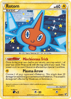 Rotom Pokémon TCG card art