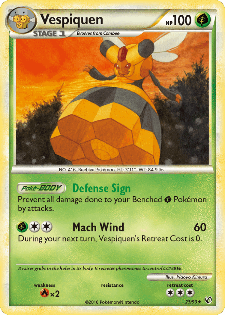 Vespiquen #23 from HS—Undaunted - Rare - Illustrated by Naoyo Kimura