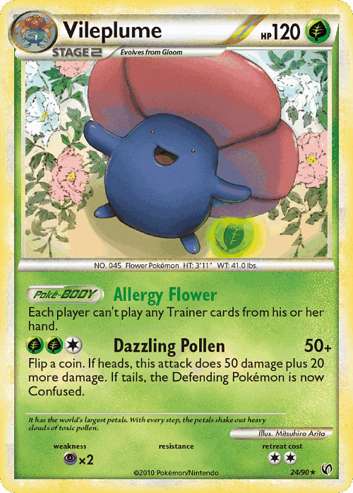 Vileplume 24, HS—Undaunted