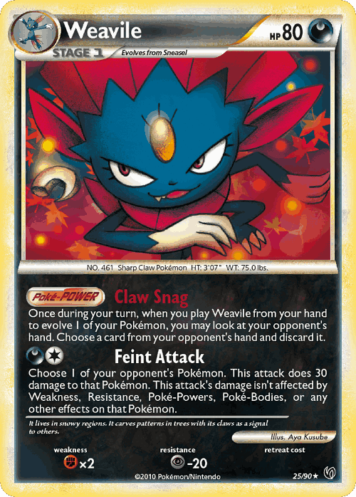 Weavile 25, HS—Undaunted