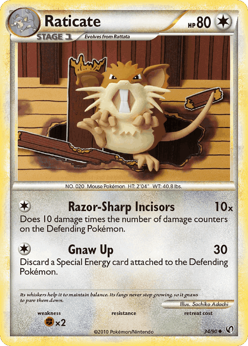 Raticate 34, HS—Undaunted