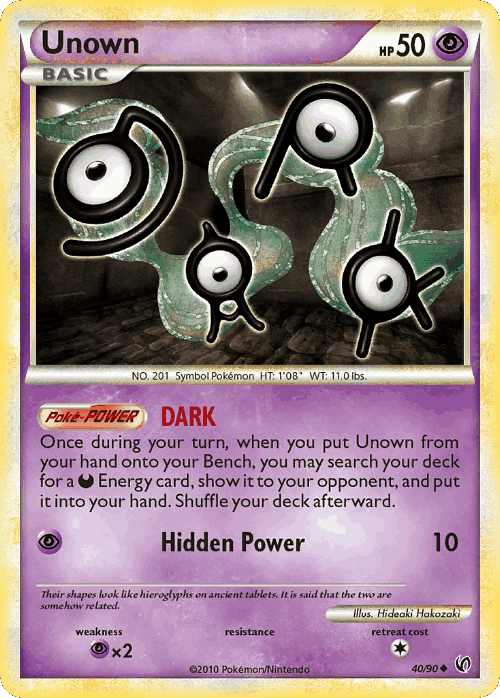 Unown 40, HS—Undaunted