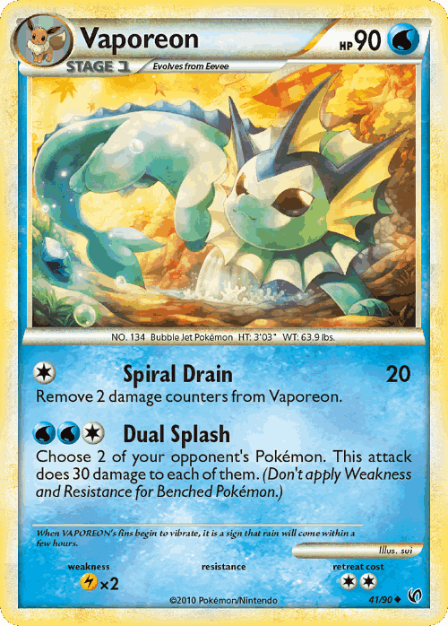 Vaporeon 41, HS—Undaunted