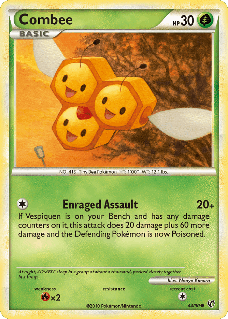 Combee #44 from HS—Undaunted - Common - Illustrated by Naoyo Kimura