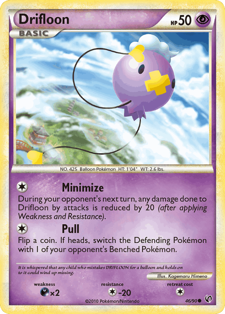 Drifloon #46 from HS—Undaunted - Common - Illustrated by Kagemaru Himeno