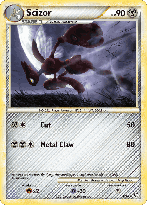 Scizor Pokémon TCG card art