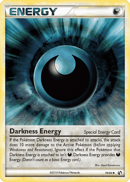 Darkness Energy #79 from HS—Undaunted - Uncommon - Illustrated by Kent Kanetsuna