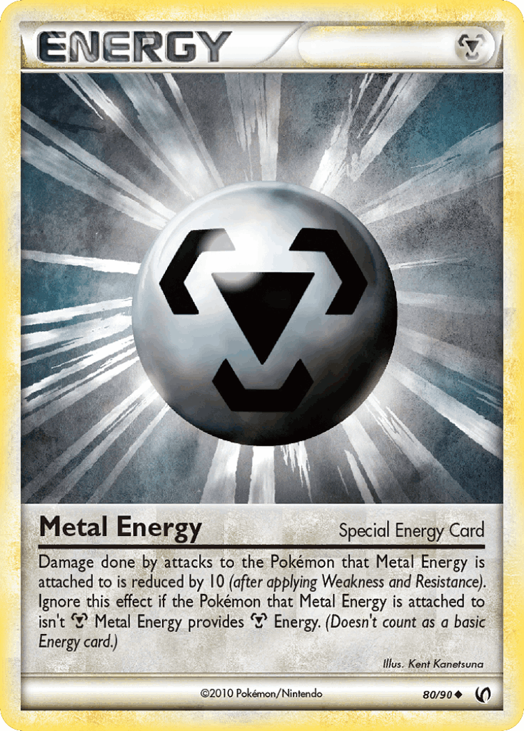 Metal Energy #80 from HS—Undaunted - Uncommon - Illustrated by Kent Kanetsuna