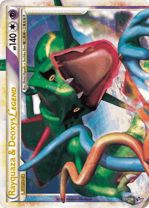 Rayquaza & Deoxys LEGEND 89, HS—Undaunted
