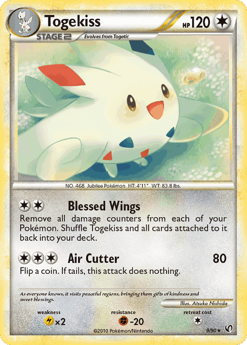 Togekiss Pokémon TCG card art