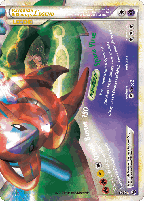 Rayquaza & Deoxys LEGEND 90, HS—Undaunted