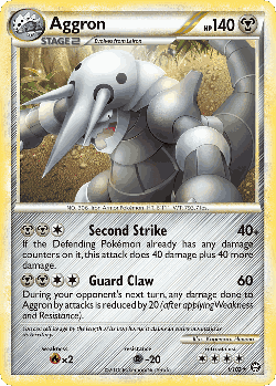 Aggron Pokémon TCG card art