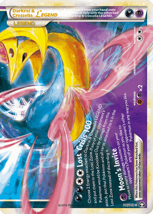Darkrai & Cresselia LEGEND 100, HS—Triumphant