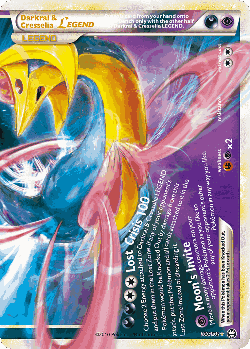 Darkrai & Cresselia LEGEND Pokémon TCG card art