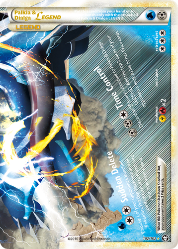 Palkia & Dialga LEGEND 102, HS—Triumphant
