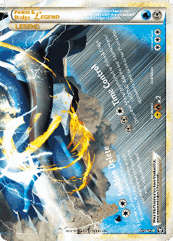 Palkia & Dialga LEGEND Pokémon TCG card art