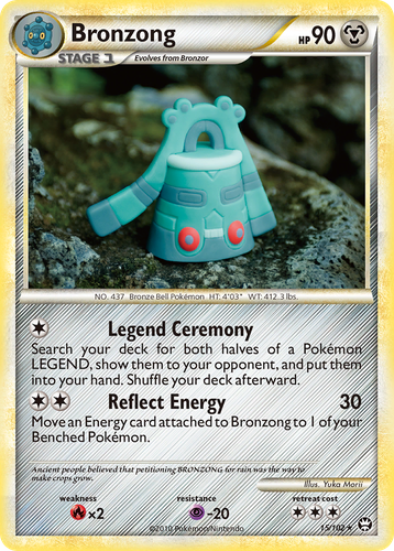 Bronzong Pokémon TCG card art