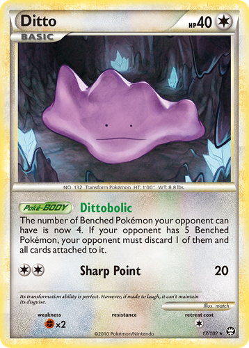 Ditto Pokémon TCG card art