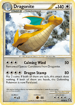 Dragonite Pokémon TCG card art