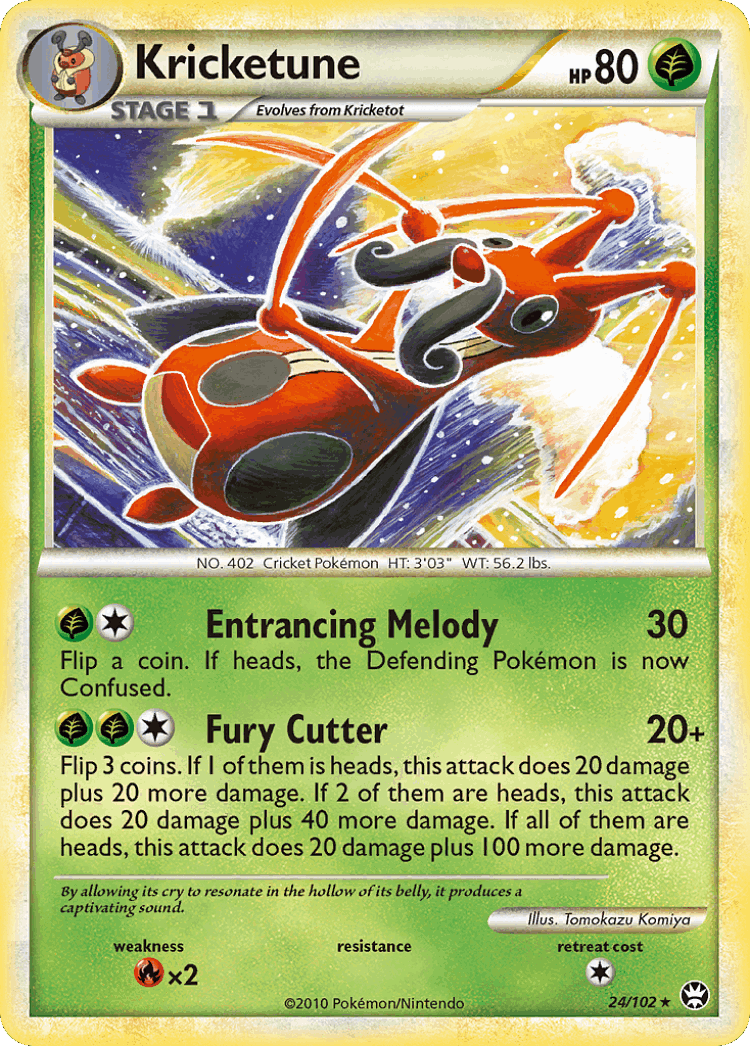 Kricketune #24 from HS—Triumphant - Rare - Illustrated by Tomokazu Komiya