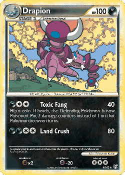 Drapion Pokémon TCG card art