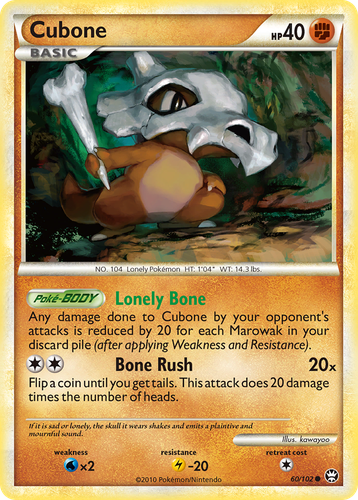 Cubone 60, HS—Triumphant