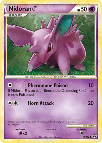 Nidoran ♂ 70, HS—Triumphant