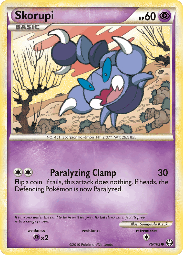 Skorupi #76 from HS—Triumphant - Common - Illustrated by Sumiyoshi Kizuki