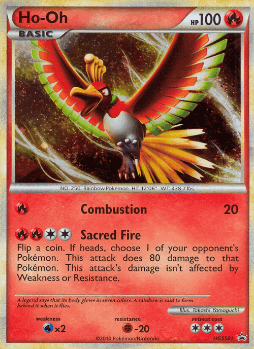 Ho-Oh Pokémon TCG card art