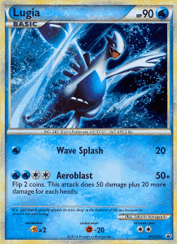 Lugia Pokémon TCG card art