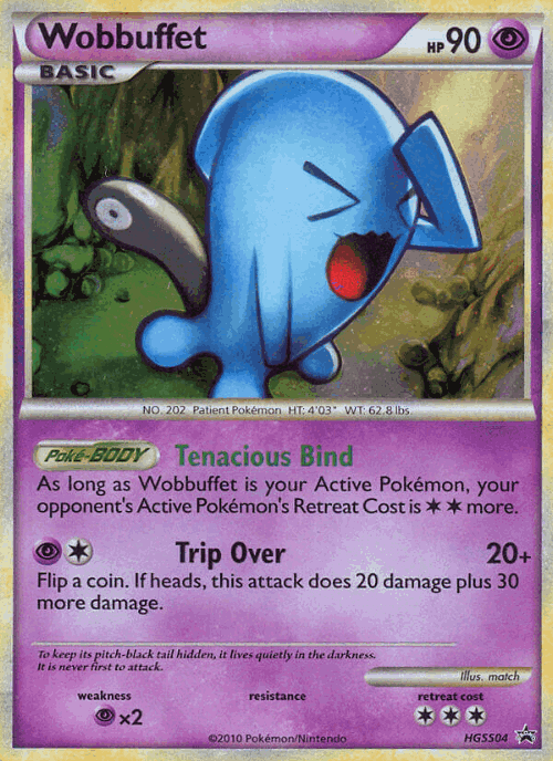 Wobbuffet Pokémon TCG card art