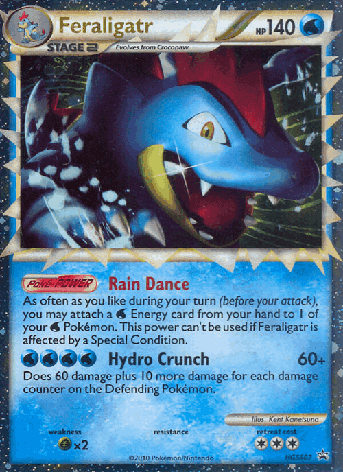 Feraligatr Pokémon TCG card art