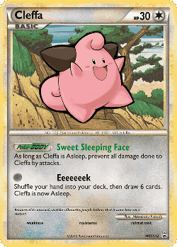 Cleffa Pokémon TCG card art