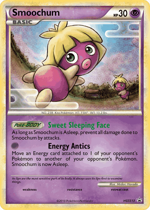 Smoochum Pokémon TCG card art