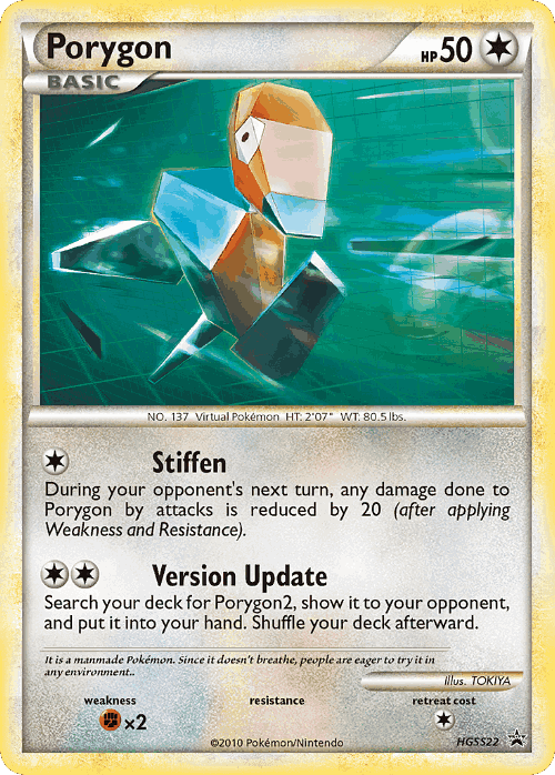 Porygon Pokémon TCG card art