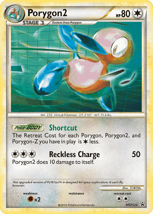 Porygon2 23, HGSS Black Star Promos