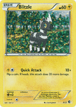 Blitzle Pokémon TCG card art