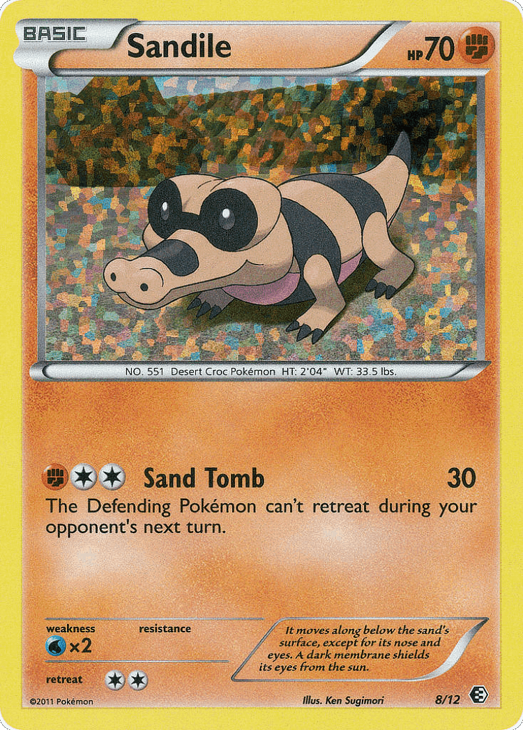 Sandile #8 from McDonald's Collection 2011 - Illustrated by Ken Sugimori