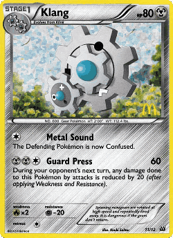 Klang Pokémon TCG card art
