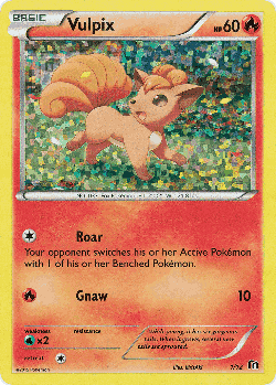 Vulpix Pokémon TCG card art