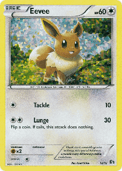 Eevee Pokémon TCG card art