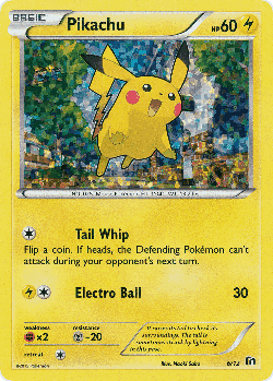Pikachu Pokémon TCG card art