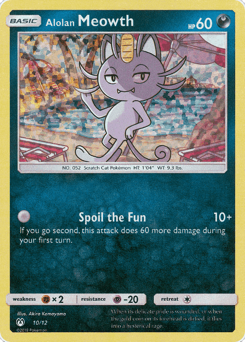 Alolan Meowth 10, McDonald's Collection 2019