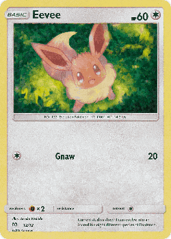 Eevee Pokémon TCG card art