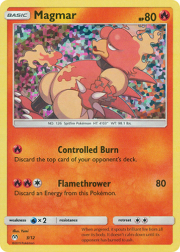 Magmar Pokémon TCG card art
