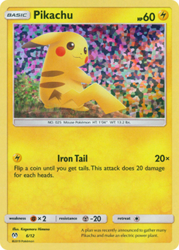 Pikachu Pokémon TCG card art