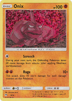 Onix Pokémon TCG card art