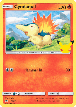 Cyndaquil Pokémon TCG card art