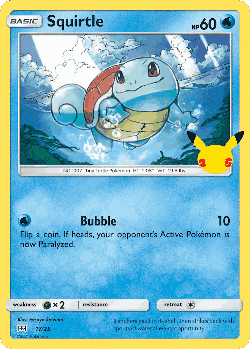 Squirtle Pokémon TCG card art