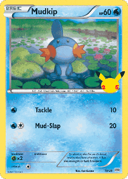 Mudkip Pokémon TCG card art